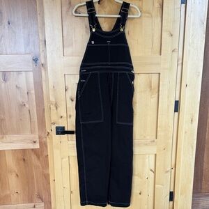 Black 100% cotton Bid Bud Press Overalls